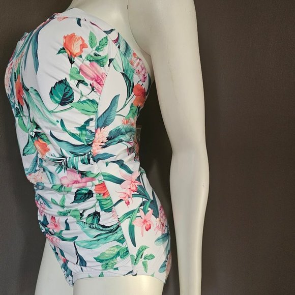 Tommy Bahama Tropi-Calling Bandeau One-Piece Swimsuit Size 16 - Picture 3 of 12